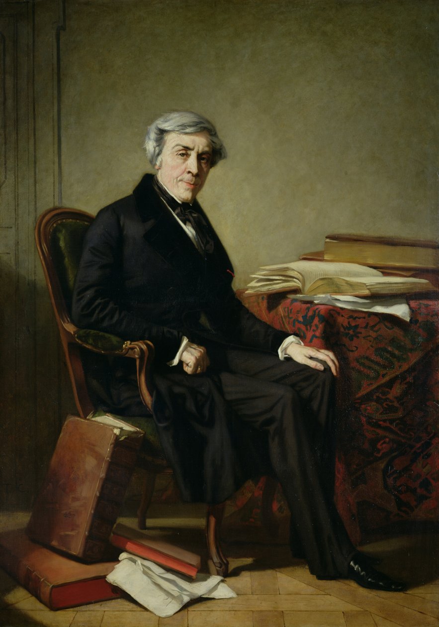 Jules Michelet的肖像（1798-1874） 作者 托马斯·库蒂（Thomas Couture）