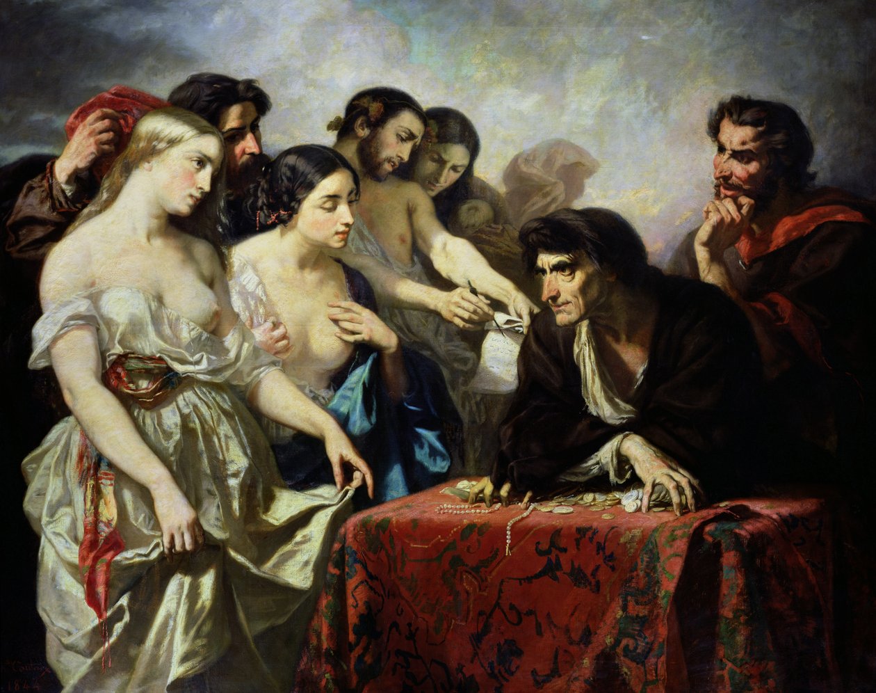 黄金之恋，1844年 作者 托马斯·库蒂（Thomas Couture）
