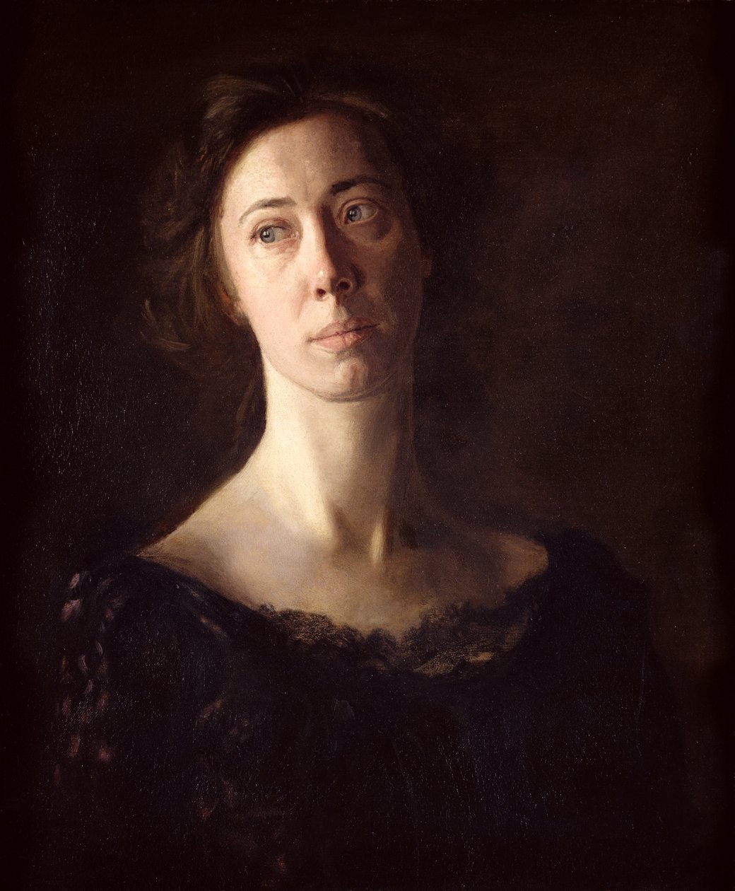 Clara J. Mather的肖像 作者 托马斯·埃金斯