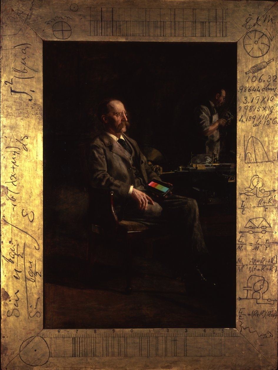 亨利A.罗兰教授，1897年 作者 托马斯·埃金斯