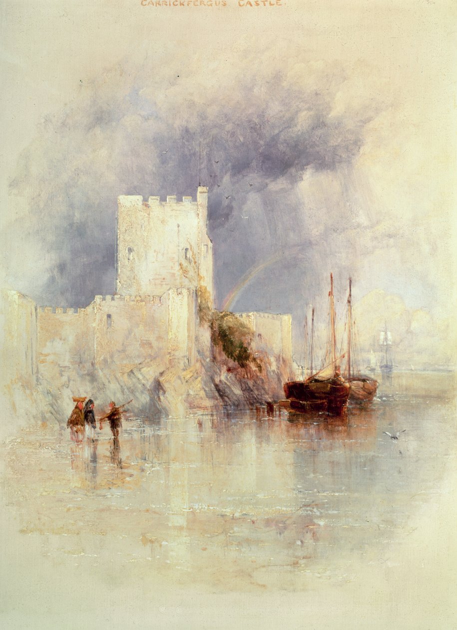 Carrickfergus，爱尔兰 作者 托马斯·克雷斯维克