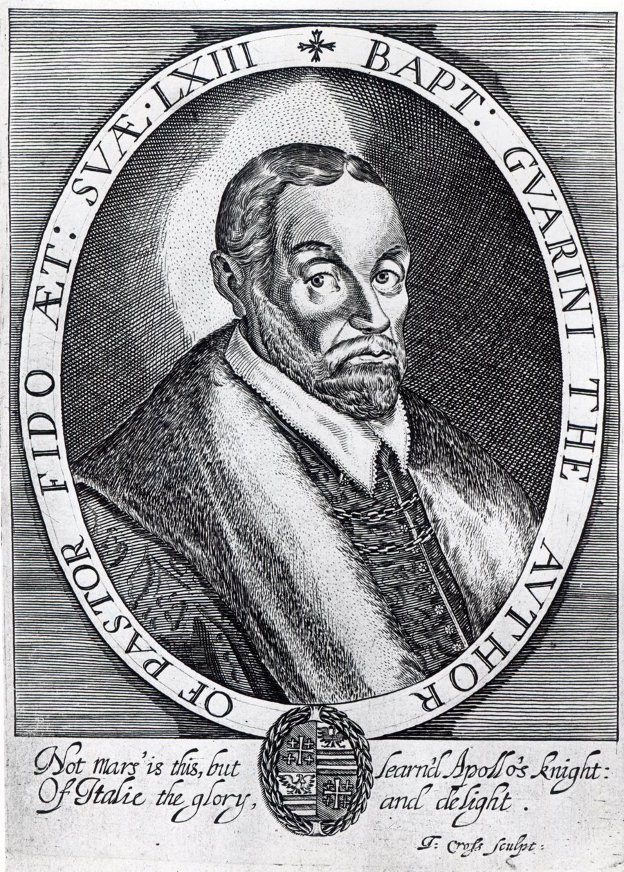 Battista Guarini，“Il Pastor Fido”的主题，1647年 作者 托马斯·克罗斯