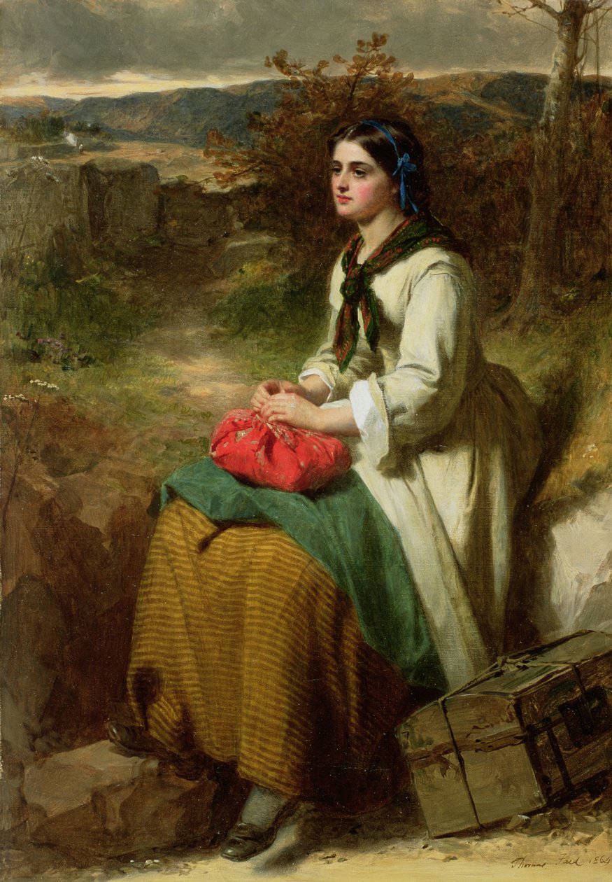 Lucys Flittin，1864年 作者 托马斯·法德