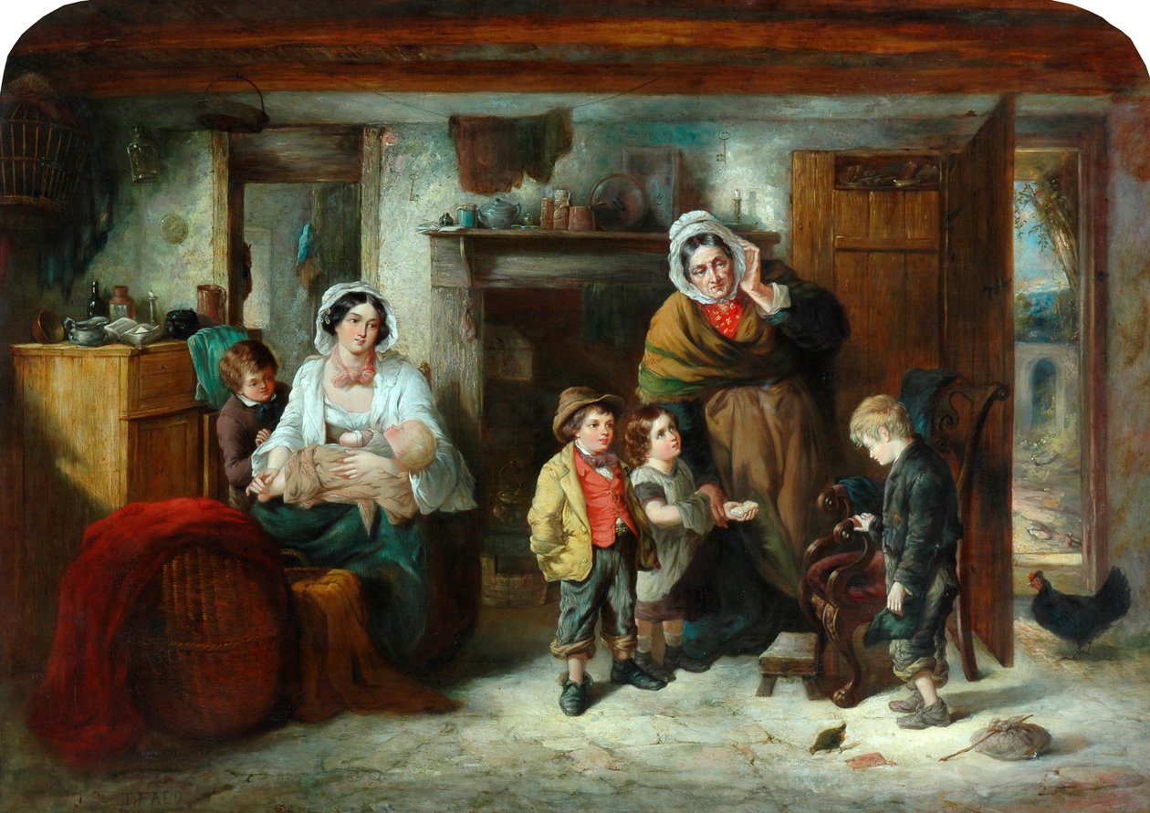 The Mitherless Bairn，1851-93 作者 托马斯·法德