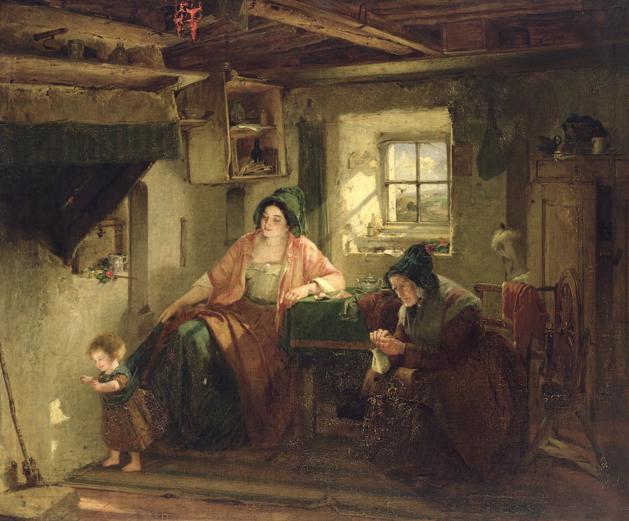 阳光之光，1857年 作者 托马斯·法德