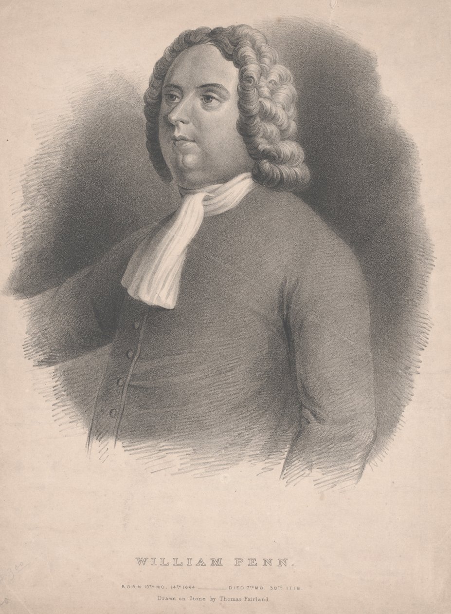 William Penn litho 作者 托马斯·费尔兰德