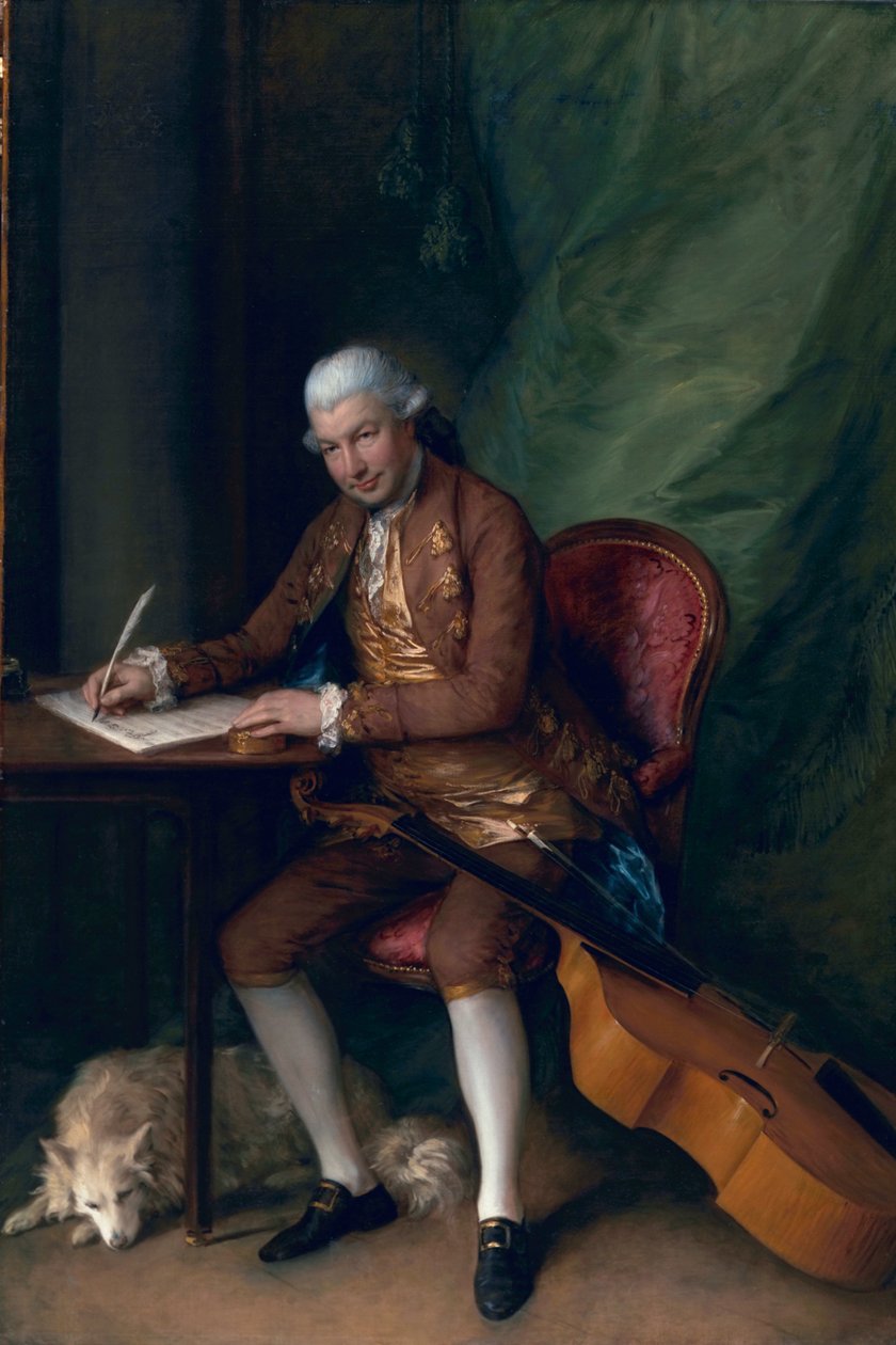 Carl Friedrich Abel，c.1777 作者 托马斯·盖恩斯伯勒