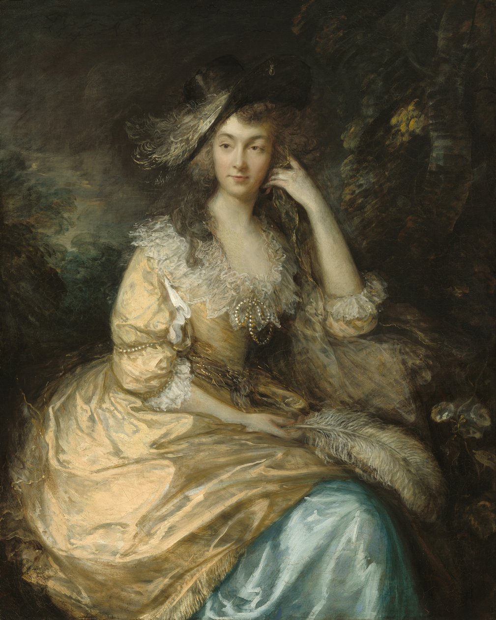 Dunnsville夫人Frances Susanna，1786年 作者 托马斯·盖恩斯伯勒