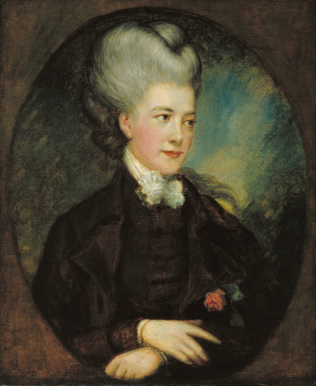 Lady Georgiana Poyntz，Countess Spencer 作者 托马斯·盖恩斯伯勒