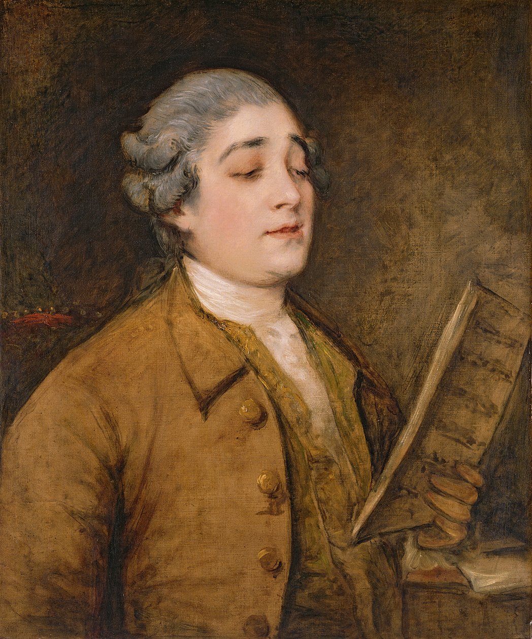 Giusto Ferdinando Tenducci（约1734-90）阉割歌手和作曲家的肖像，c.1773-75 作者 托马斯·盖恩斯伯勒