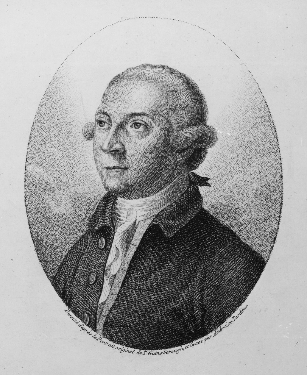Thomas Pennant，由Ambroise Tardieu雕刻 作者 托马斯·盖恩斯伯勒