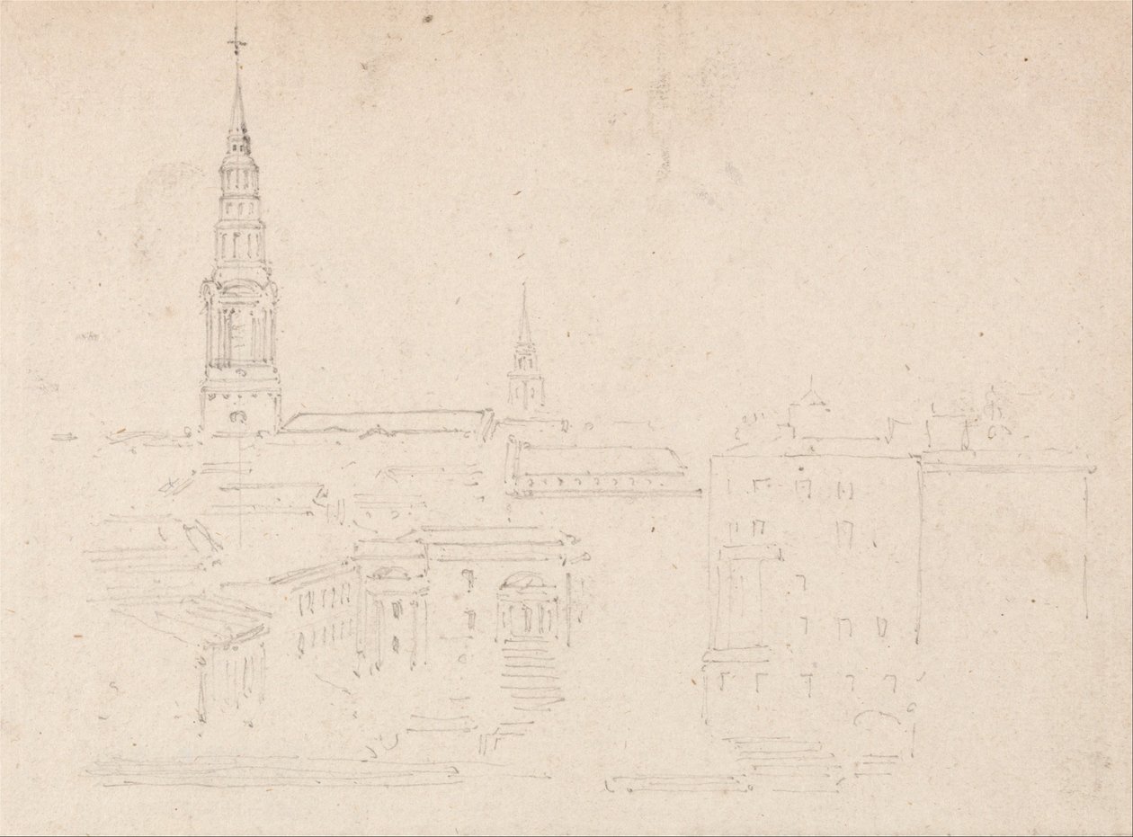 St. Brides，Fleet Street，伦敦 作者 托马斯·吉尔丁