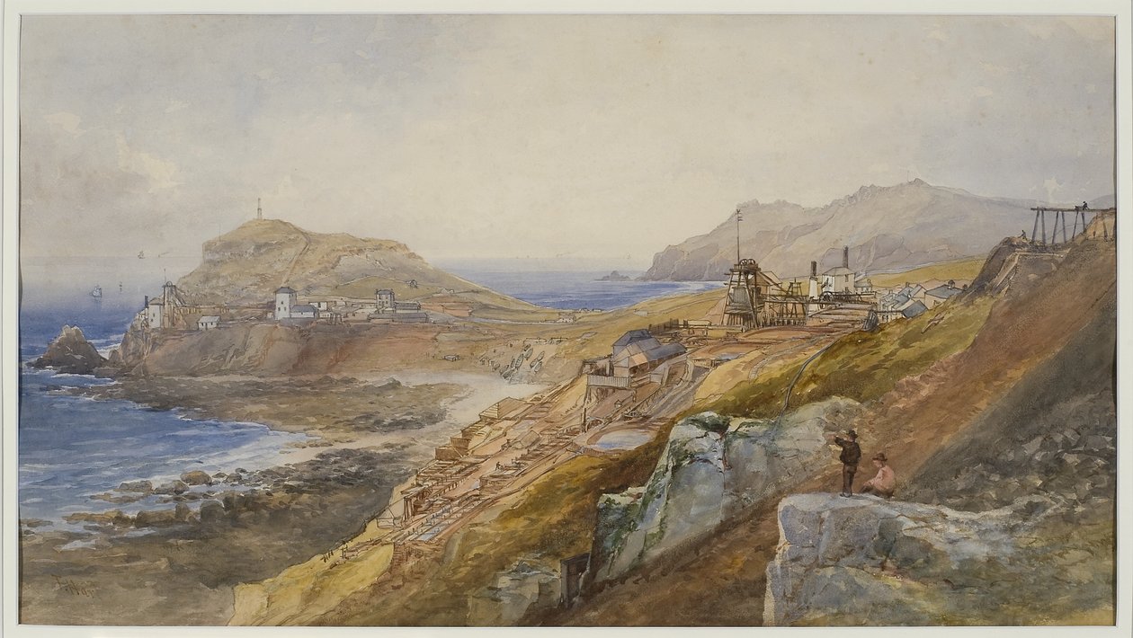 St Just United Mines，1870年（纸上写着） 作者 托马斯·哈特