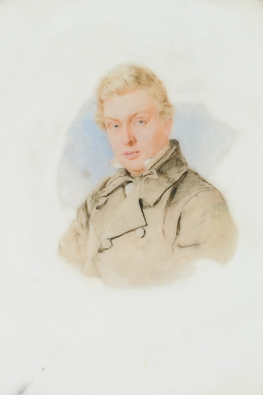 William James Blacklock的肖像，1840年（纸上写着） 作者 托马斯·希思菲尔德·卡里克
