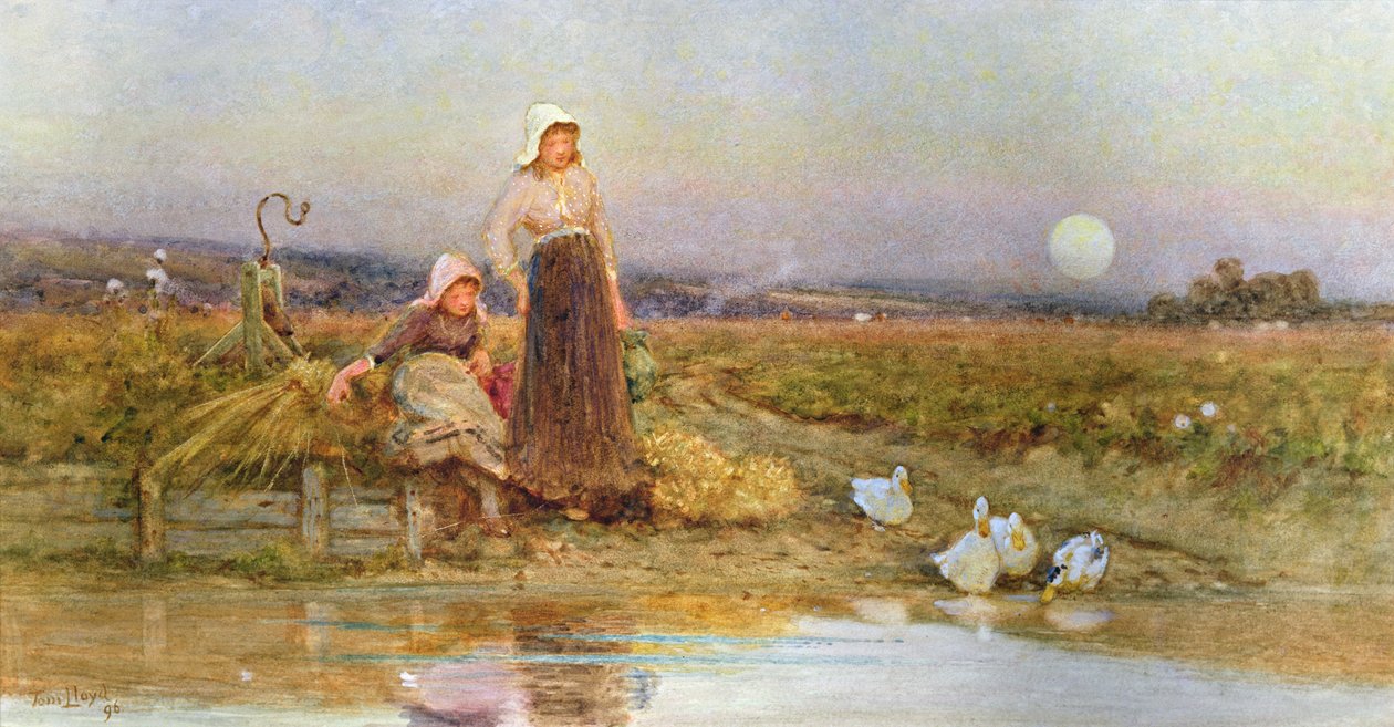 The Gleaners，1896 作者 托马斯·詹姆斯·劳埃德