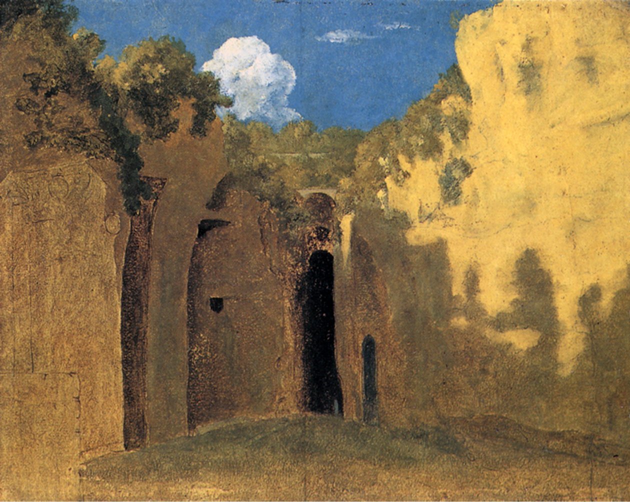 波西利波的石窟，1782年 作者 托马斯·琼斯