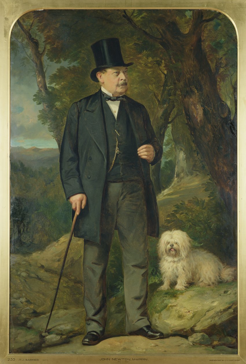 John Newton Mappin（1800-84），1877年 作者 托马斯·琼斯