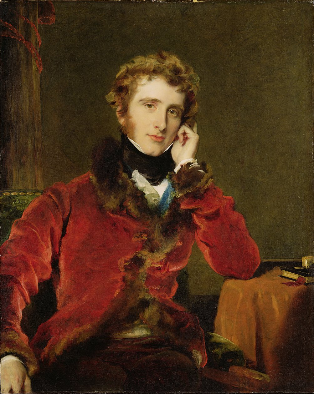 George James Welbore Agar-Ellis，后来的第一任Lord Dover，c.1823-24 作者 托马斯·劳伦斯