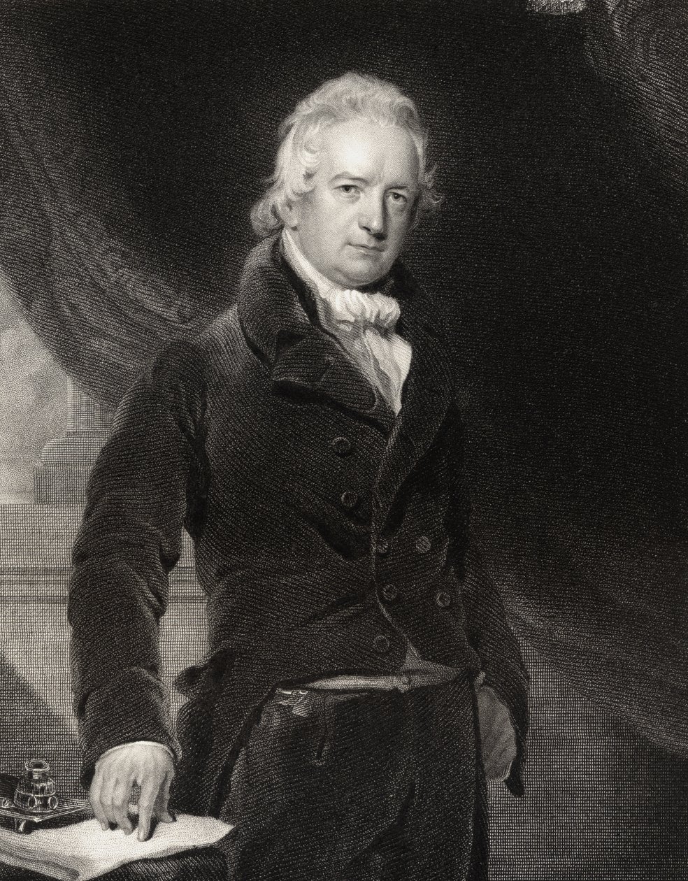 John Abernethy，由John Cochran（1821-65）镌刻，来自&39;国家肖像画廊，第二卷&39;，出版于1835年 作者 托马斯·劳伦斯