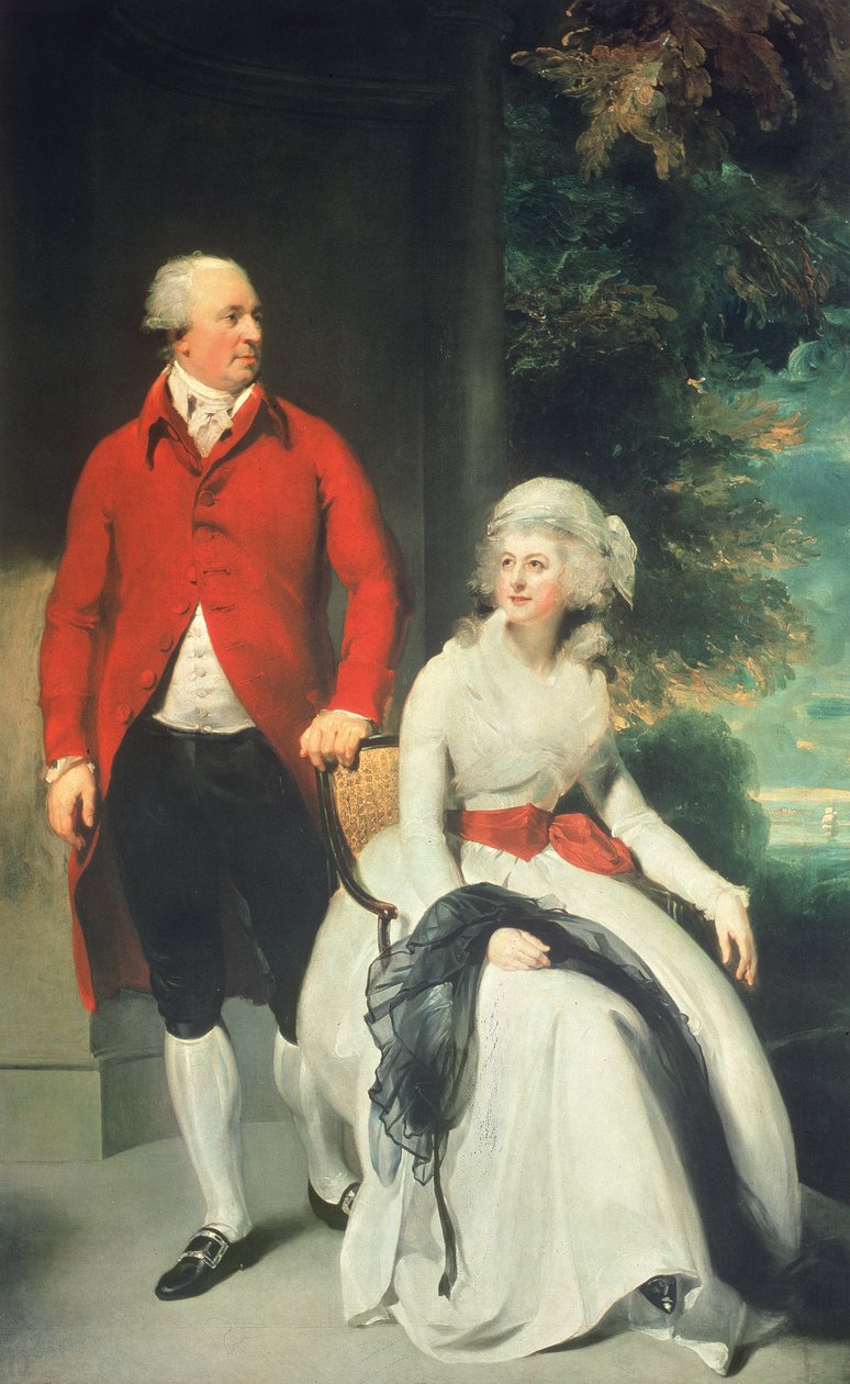 John Julius Angerstein先生（1735-1823）和他的第二任妻子，Eliza Payne（1748-1800），1792年 作者 托马斯·劳伦斯
