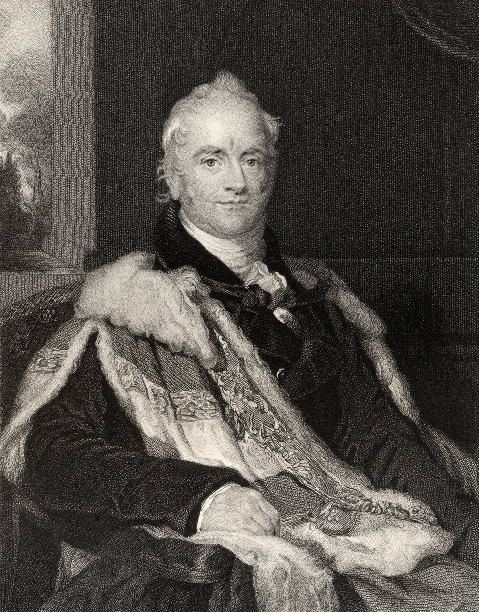尼古拉斯·范斯塔特（Nicholas Vansittart），由TA Dean（1997年至1730年）在“国家肖像画廊，第三卷”中出版，出版于1835年 作者 托马斯·劳伦斯