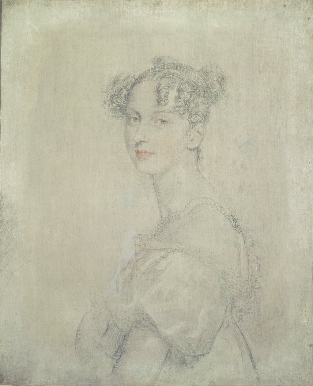 公主Darya Lieven（1785-1857），1820-23（铅笔，红白粉笔）的肖像 作者 托马斯·劳伦斯