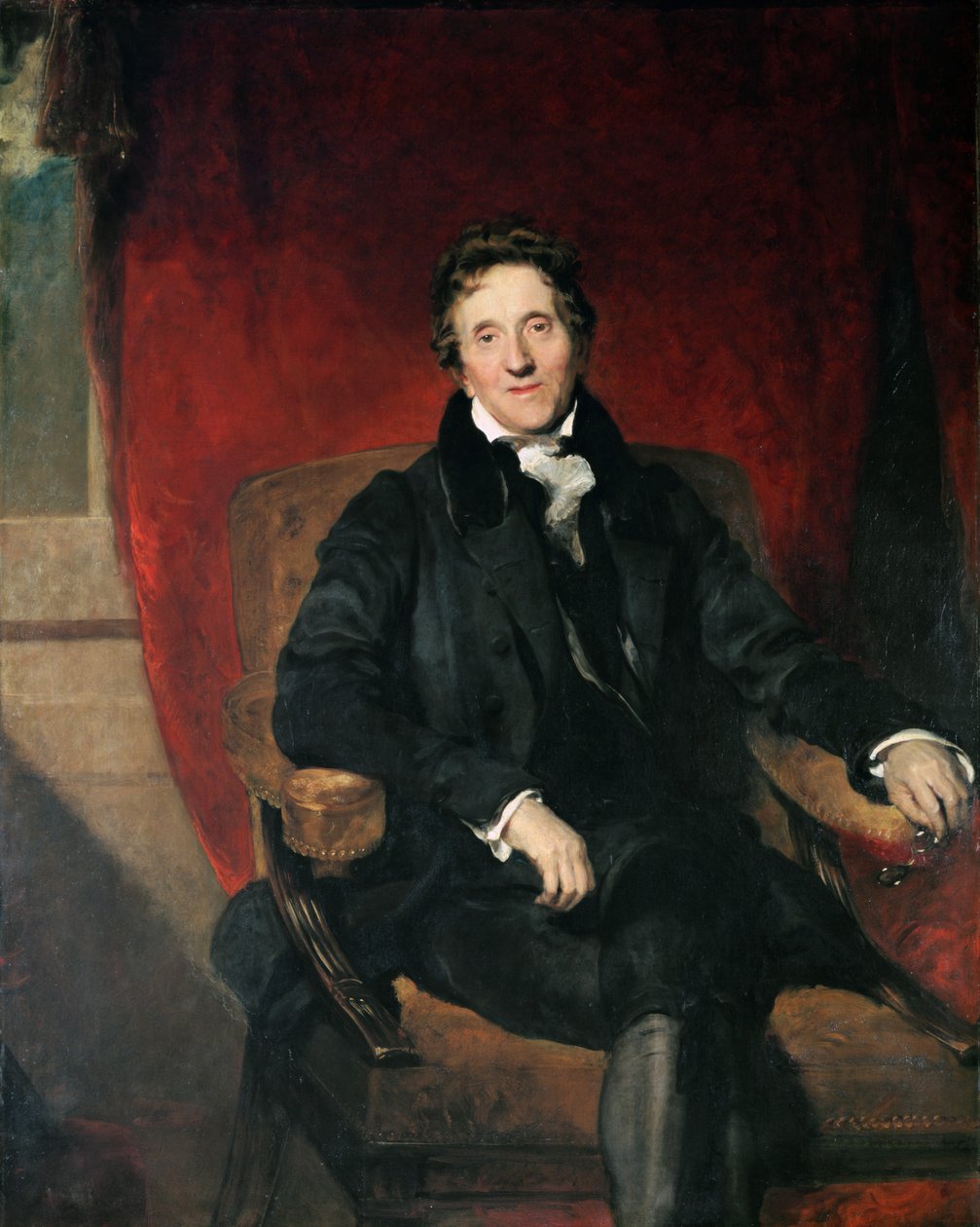 John Soane爵士（1753-1837）1829年的肖像 作者 托马斯·劳伦斯