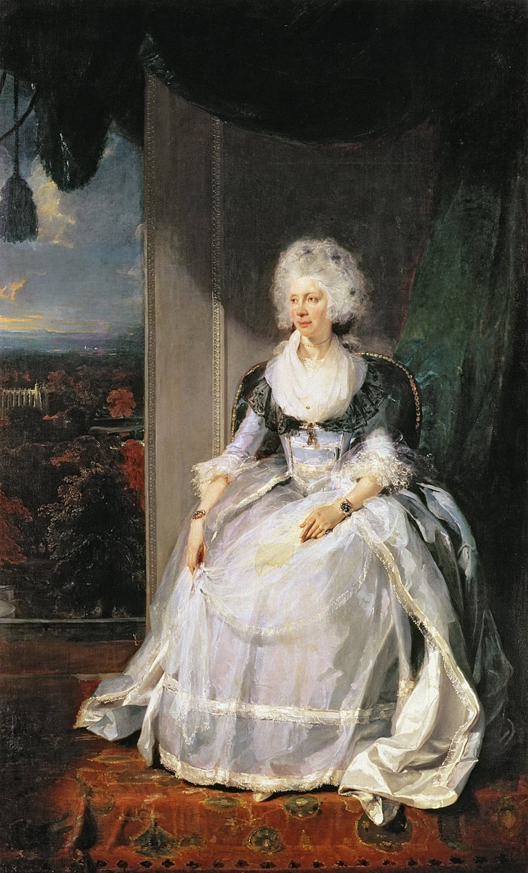 夏洛特女王，1789-90，乔治三世的妻子 作者 托马斯·劳伦斯