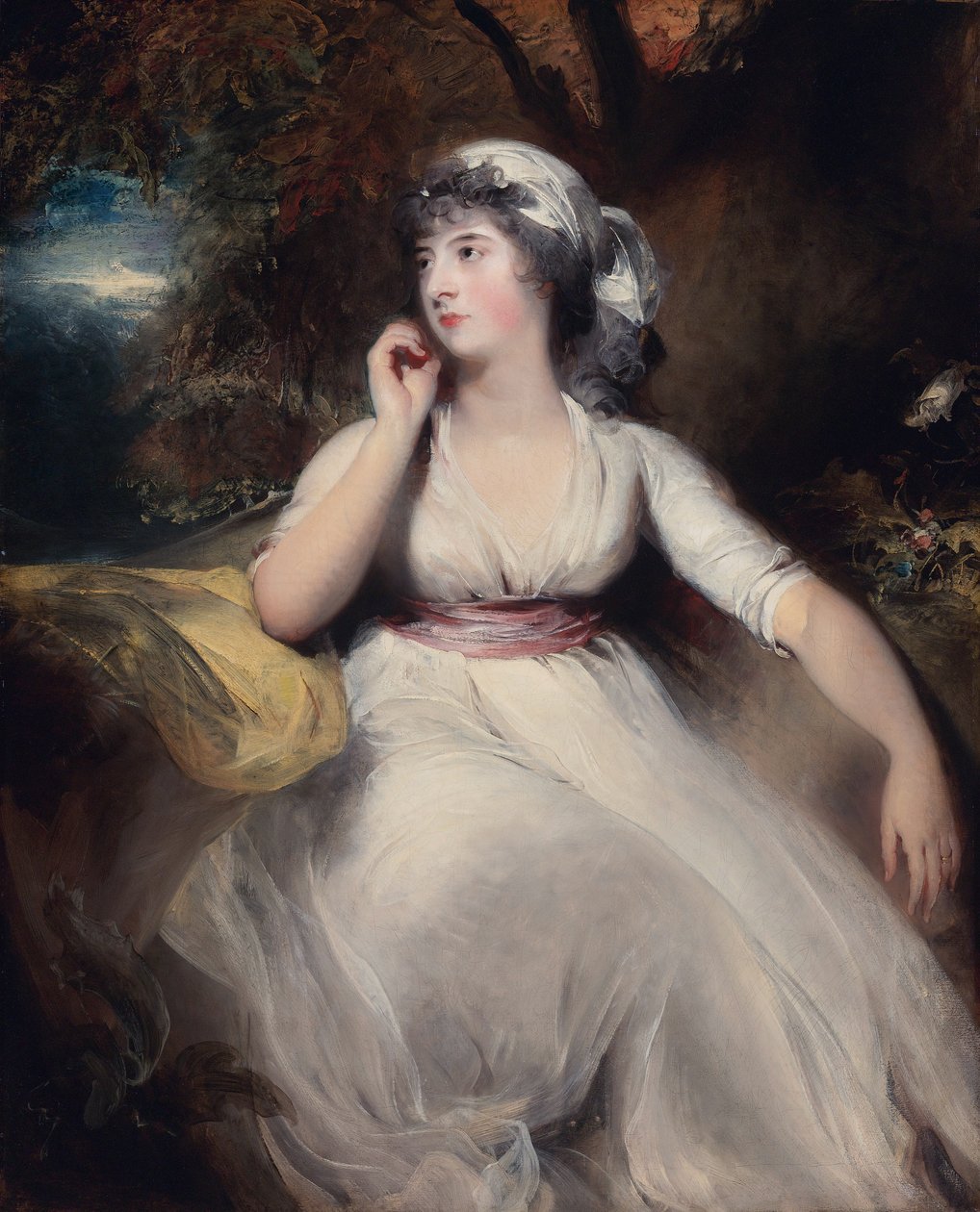 Selina Peckwell，后来太太。乔治大帝（1775-1845） 作者 托马斯·劳伦斯