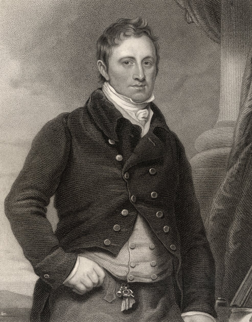 威廉·查尔斯·凯佩尔（William Charles Keppel），阿尔伯马尔的第四伯爵，由S.Freeman雕刻，来自“国家肖像画廊，第三卷”，出版于1835年 作者 托马斯·劳伦斯