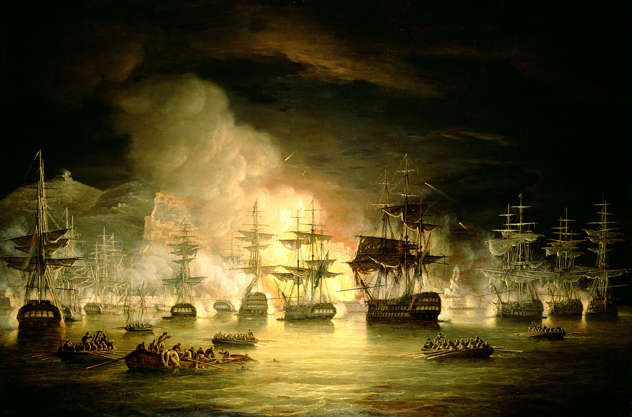 阿尔及尔的轰炸，1816年8月，1820年 作者 托马斯·鲁尼