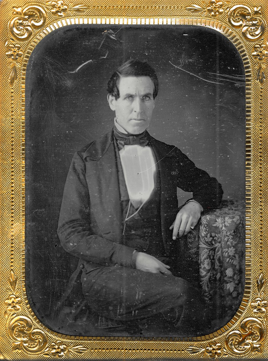 William Adriance的肖像，商人在圣路易斯市场街60号 作者 托马斯·伊斯特利
