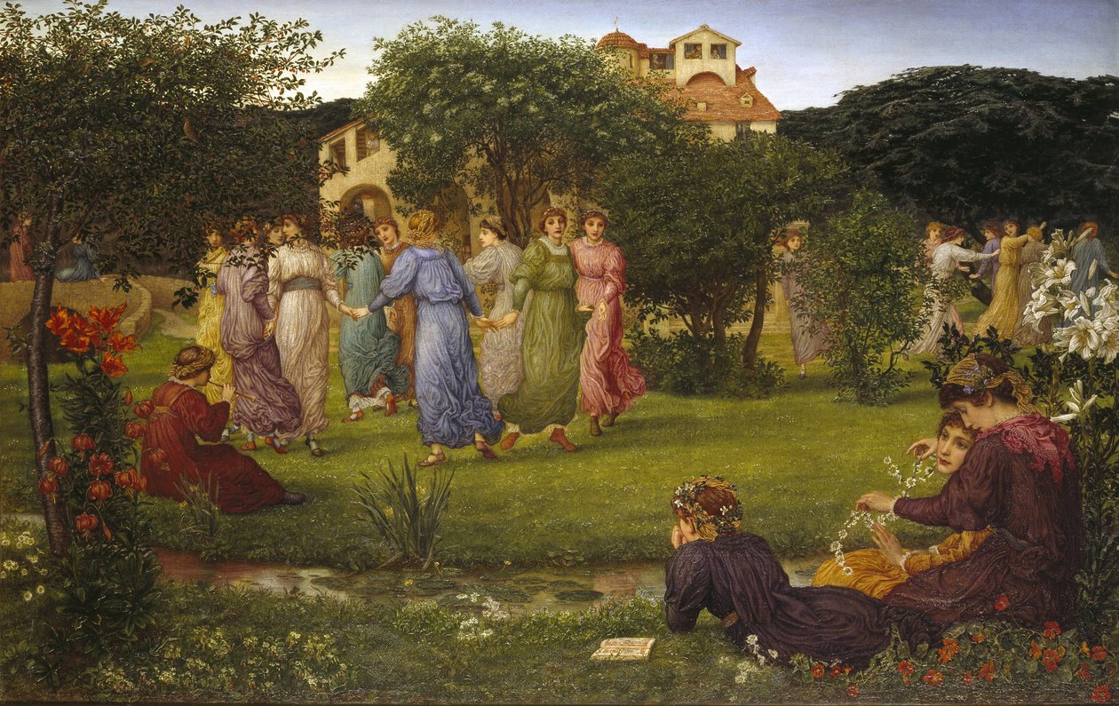舞女，c.1882 作者 托马斯·马修斯·鲁克
