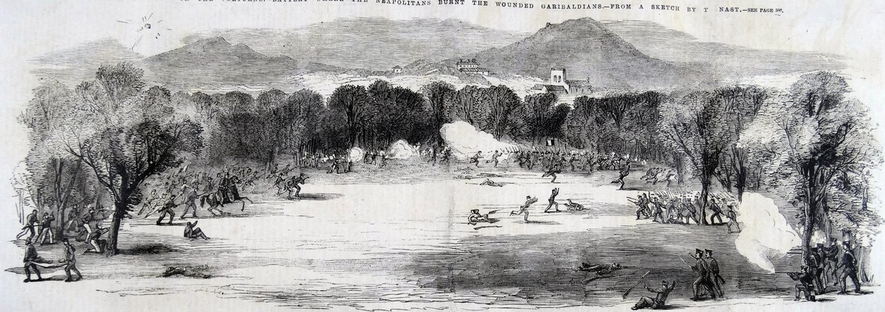1860年的伏尔图诺战役 作者 托马斯·纳斯特
