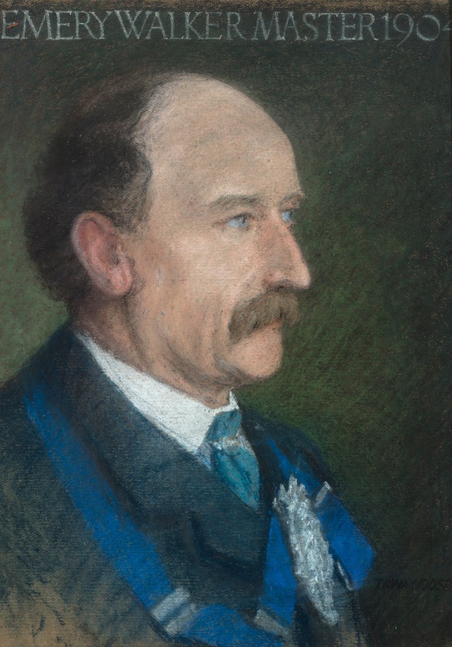 Emery Walker，1904年艺术工人协会硕士 作者 托马斯·罗伯特·韦