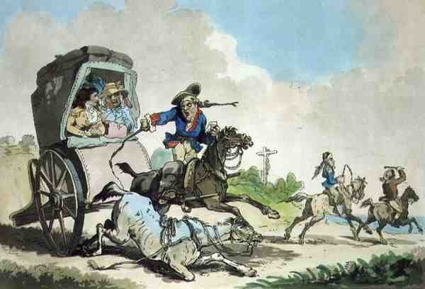 法国旅行，或从加来的第一阶段，弗朗西斯Jukes（1747-1812），酒吧。作者：T。Smith，1785年（使用aquatint进行彩色蚀刻）（125733对） 作者 托马斯·罗兰森