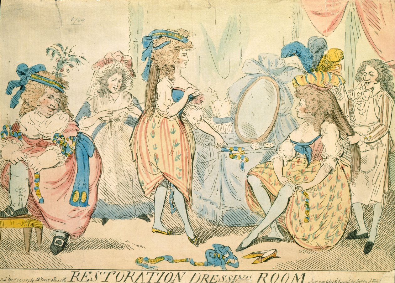 修复更衣室c.1789 作者 托马斯·罗兰森