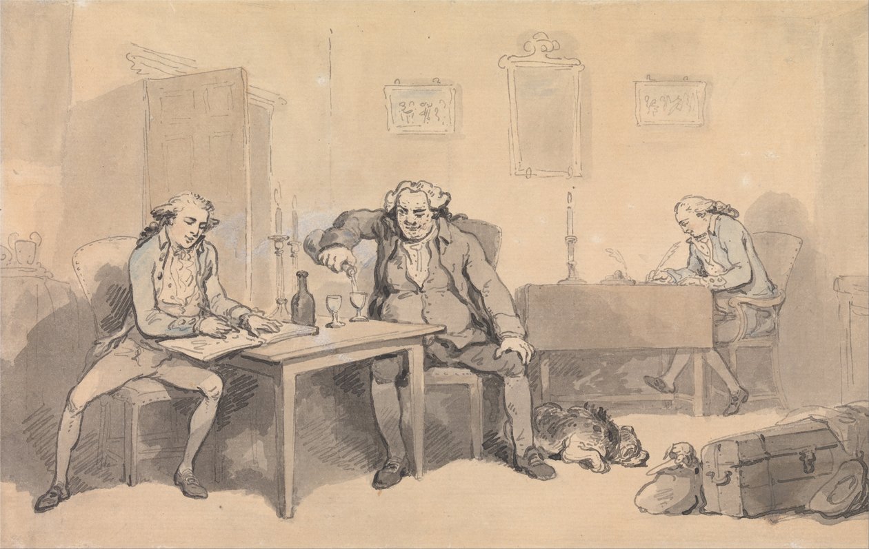 Rowlandson和Wigstead巡回演出 作者 托马斯·罗兰森