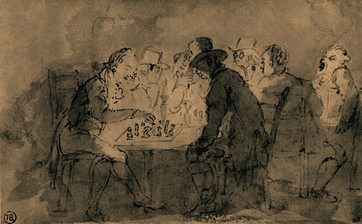 国际象棋选手 作者 托马斯·罗兰森