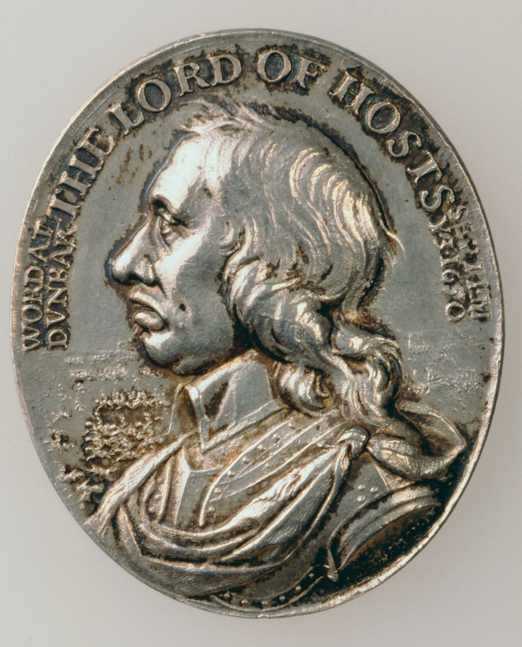 邓巴奖章描绘奥利弗克伦威尔（1599-1658）1650（正面）（银色）（反向看168066） 作者 托马斯·西蒙