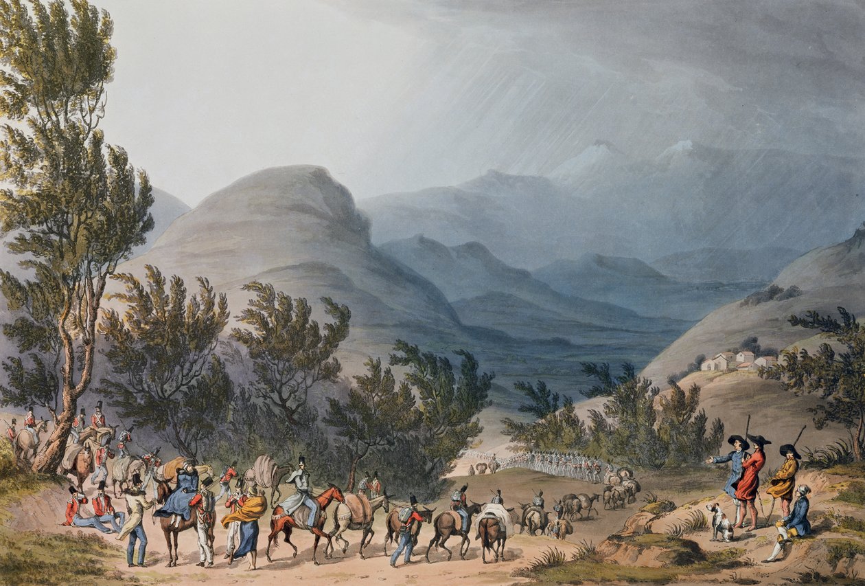 Serre de Estrella或De Neve，由A. Turner雕刻，1811年5月16日 作者 托马斯·斯汤顿·圣克莱尔