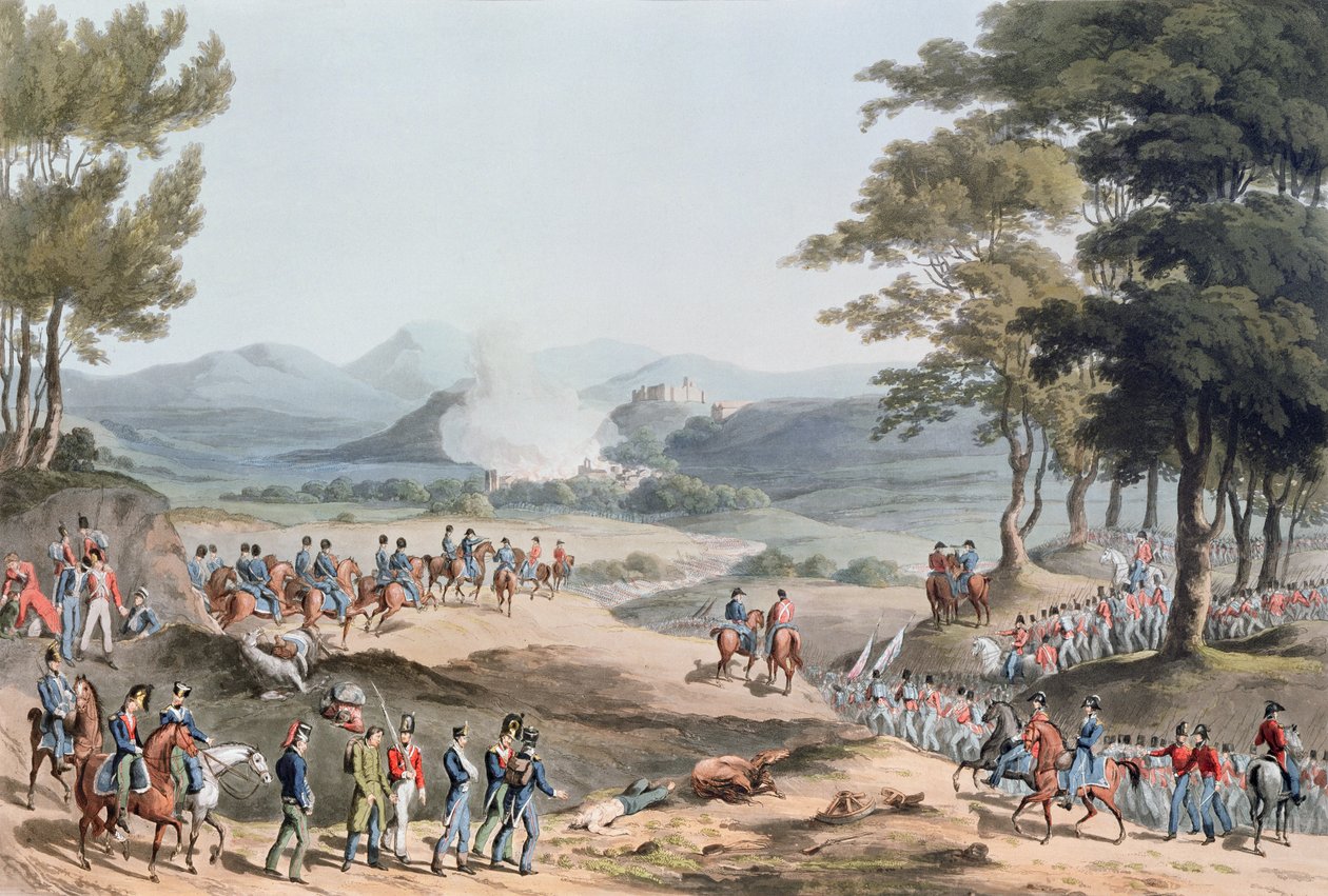 庞巴尔村，由C. Turner雕刻，1811年3月11日 作者 托马斯·斯汤顿·圣克莱尔