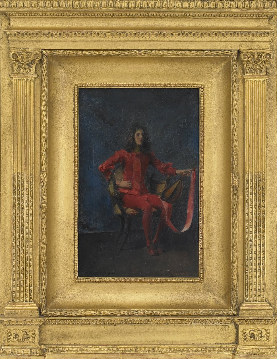 La Comedienne，1906年（木板油） 作者 托马斯·威尔默·杜温