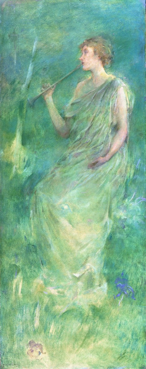 音乐，c.1890-95 作者 托马斯·威尔默·杜温