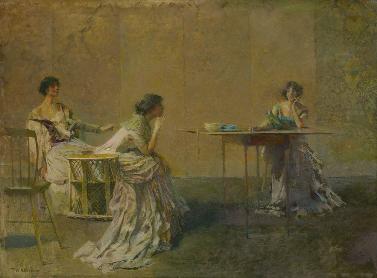 绯闻，c.1907 作者 托马斯·威尔默·杜温