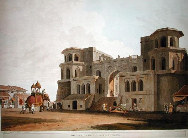 Punn Mahalla Gate，Lucnow，1801年出版 作者 托马斯和威廉丹尼尔