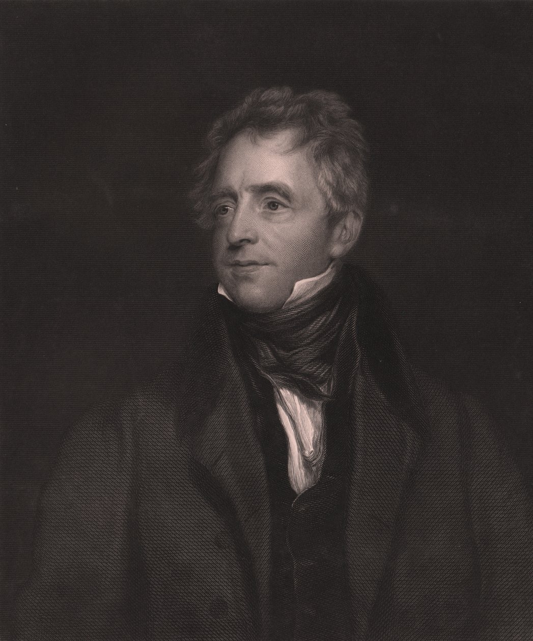 英国演员约翰-福塞特（1768-1837）的肖像，由W-J-爱德华兹根据托马斯-劳伦斯的画作雕刻，23x32厘米，Virtue and Co出版社，伦敦 作者 托马斯（后）劳伦斯