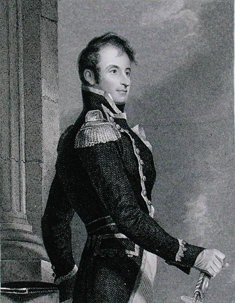 斯蒂芬-迪凯特（1779-1820），由阿什-布朗-杜兰（1796-1886）根据詹姆斯-赫林（1794-1867）的原作复制雕刻（雕刻）。 作者 托马斯（后）萨利