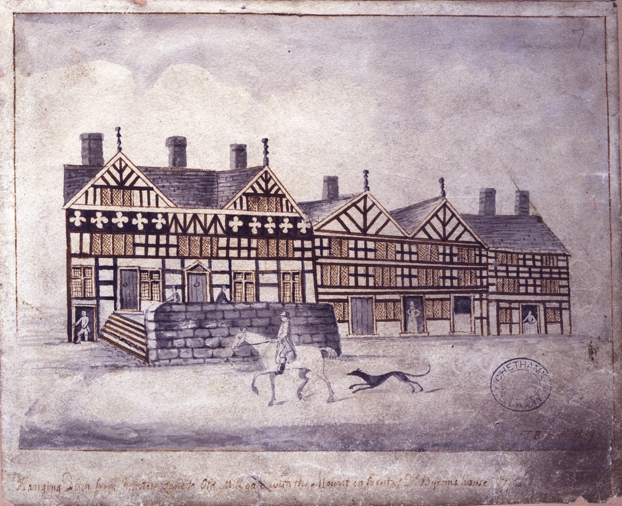 悬挂沟，曼彻斯特，1819年（笔和墨水在纸上洗） 作者 托马斯·巴里特