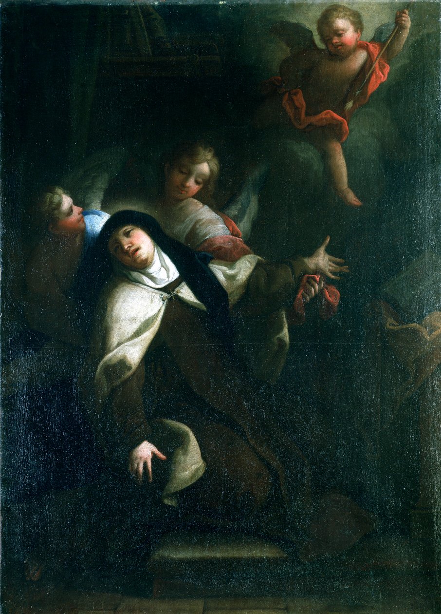 阿维拉的圣特蕾莎，约1634-1689年 作者 托马斯·布兰切特